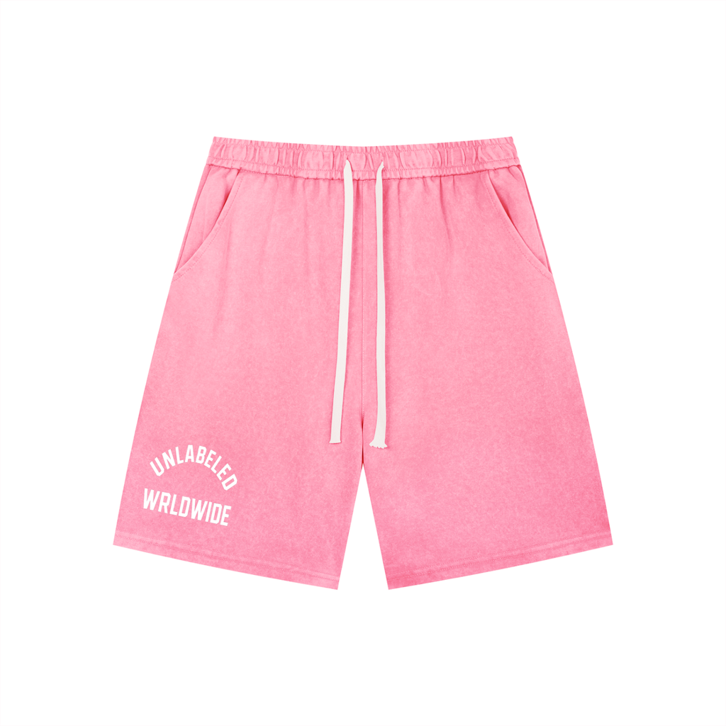 Men’s Vintage Wash Drawstring Logo Shorts