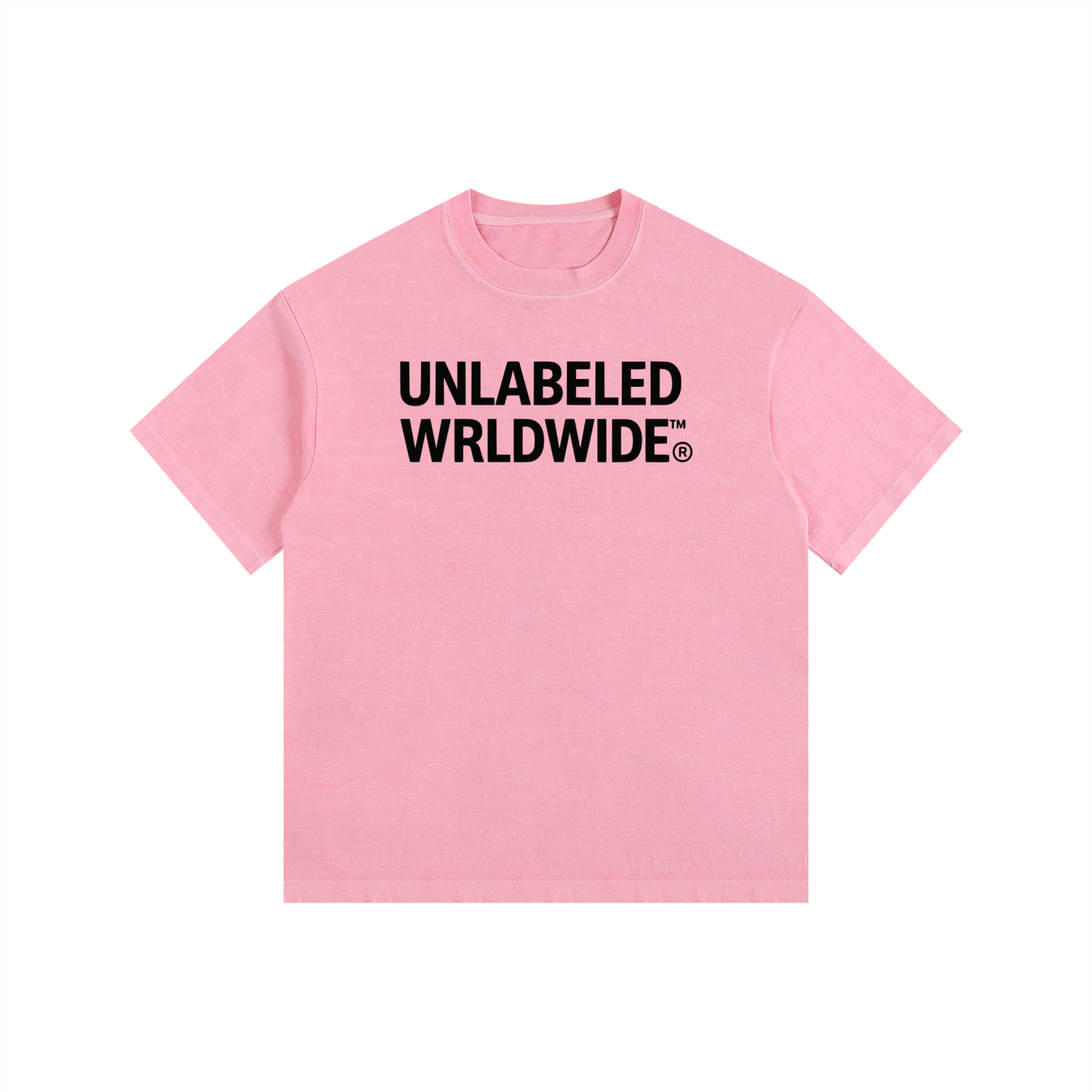 Vintage Washed Oversized Cotton Logo T-Shirt