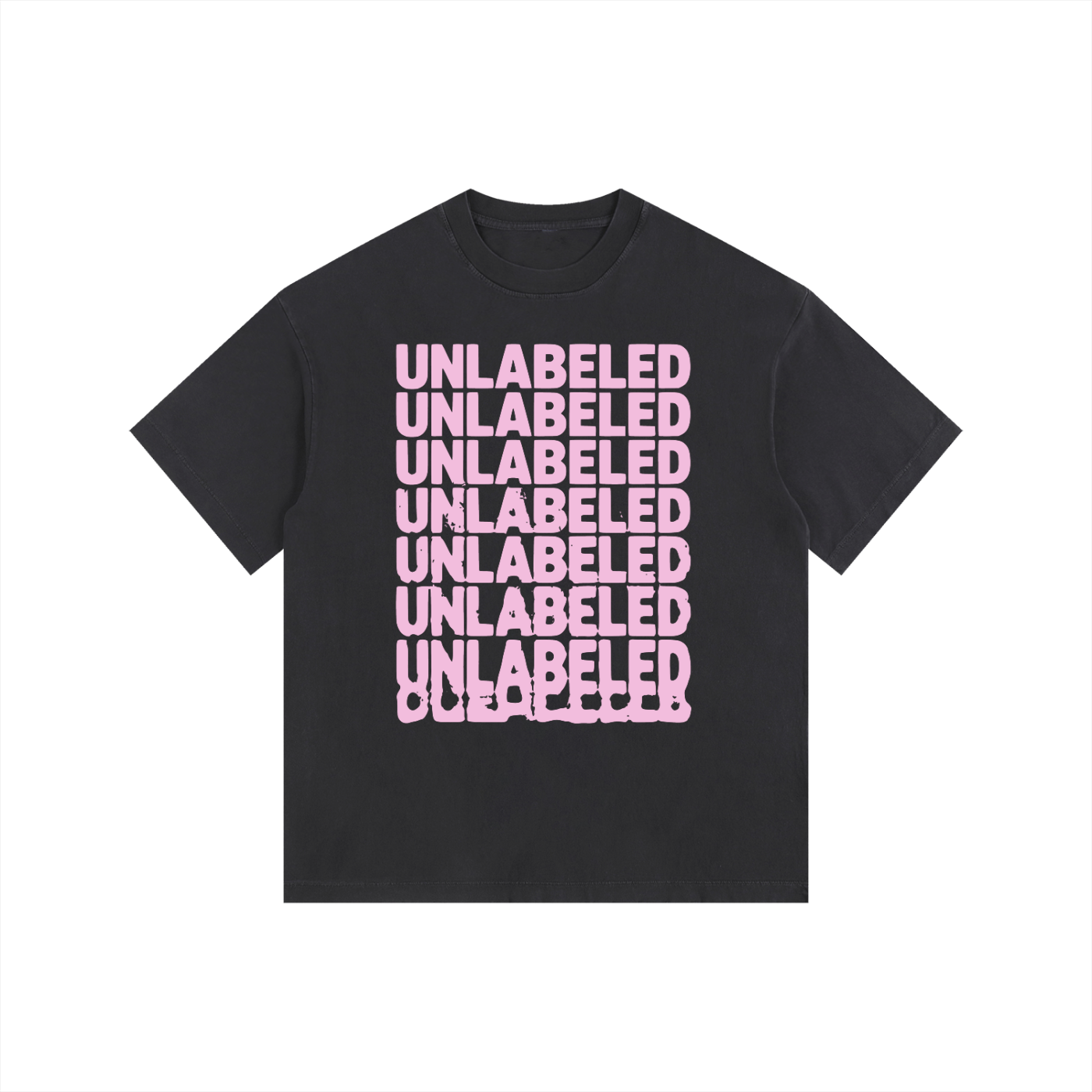 Vintage Washed Oversized Cotton Logo T-Shirt