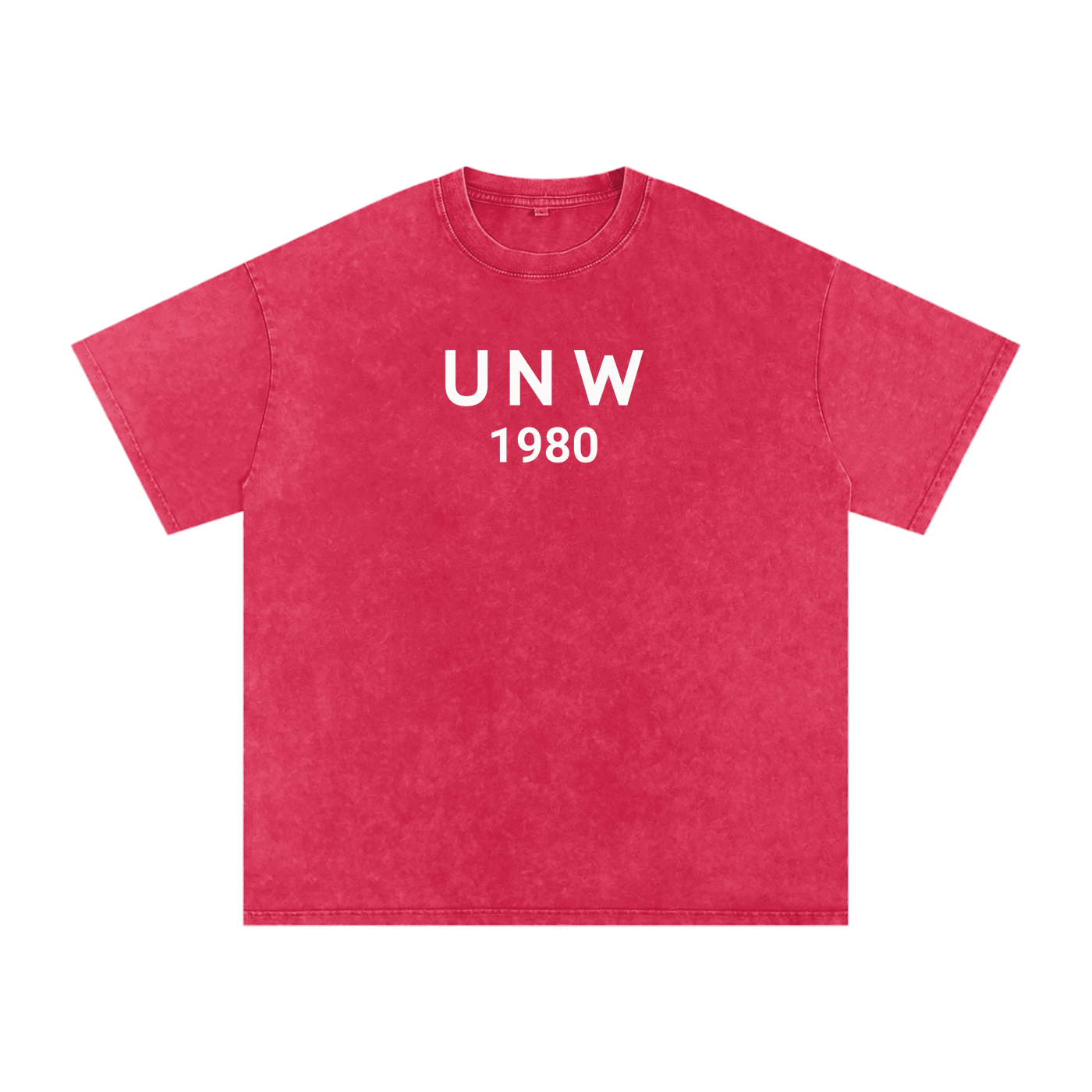 Snow Washed Oversized Cotton Block logo T-Shirt