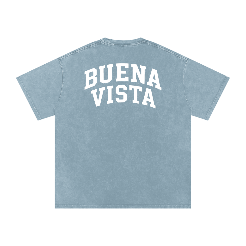 Snow Washed Oversized Cotton Home T-Shirt