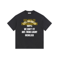 Vintage Washed Oversized Cotton Logo T-Shirt