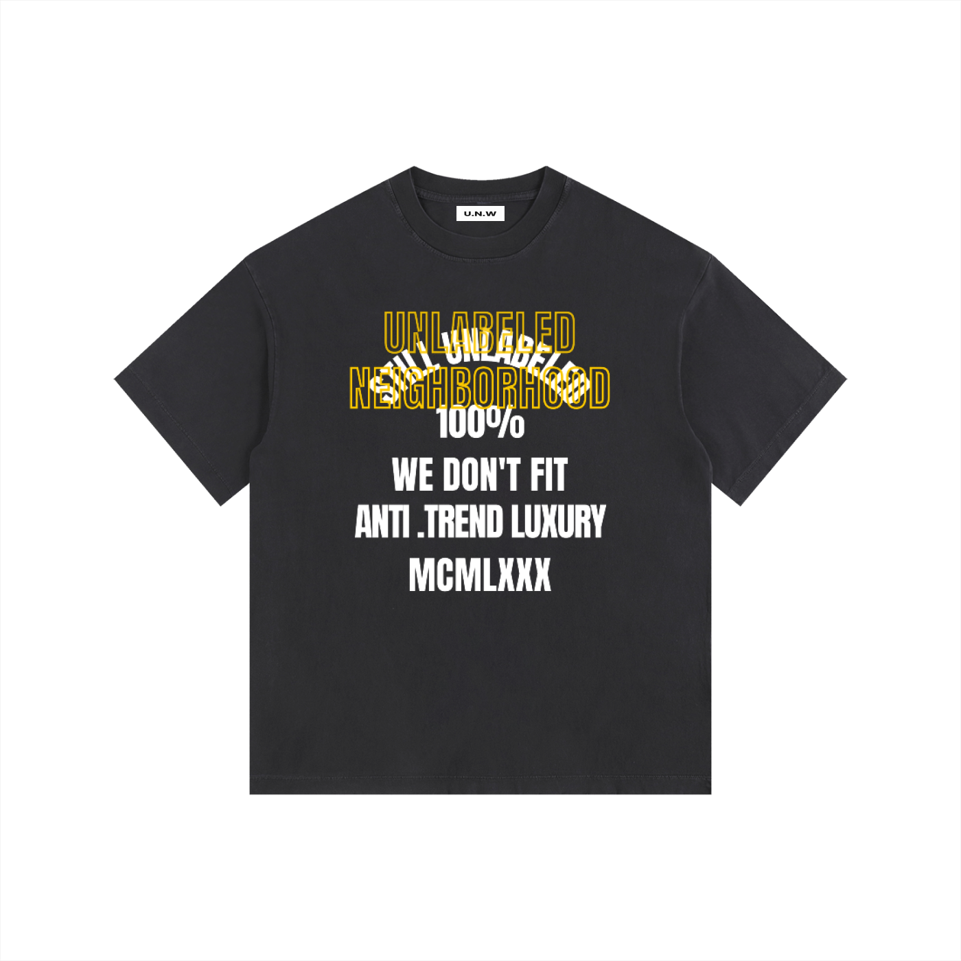 Vintage Washed Oversized Cotton Logo T-Shirt