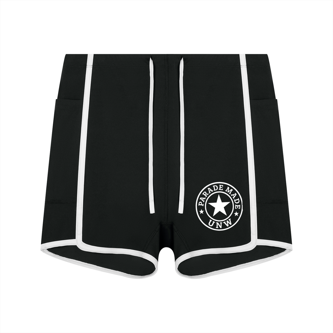 Women's High Rise Color Block Yoga Shorts