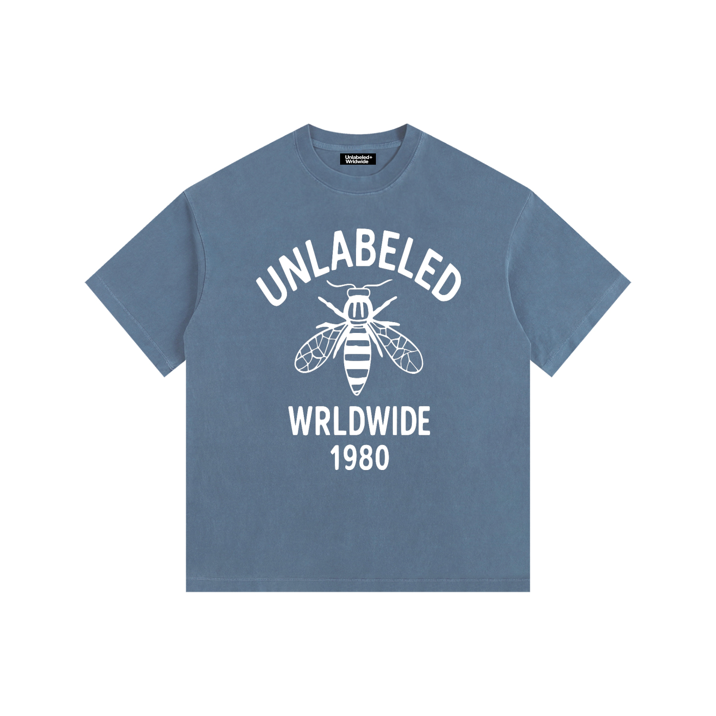 Vintage Washed Oversized Cotton Logo T-Shirt
