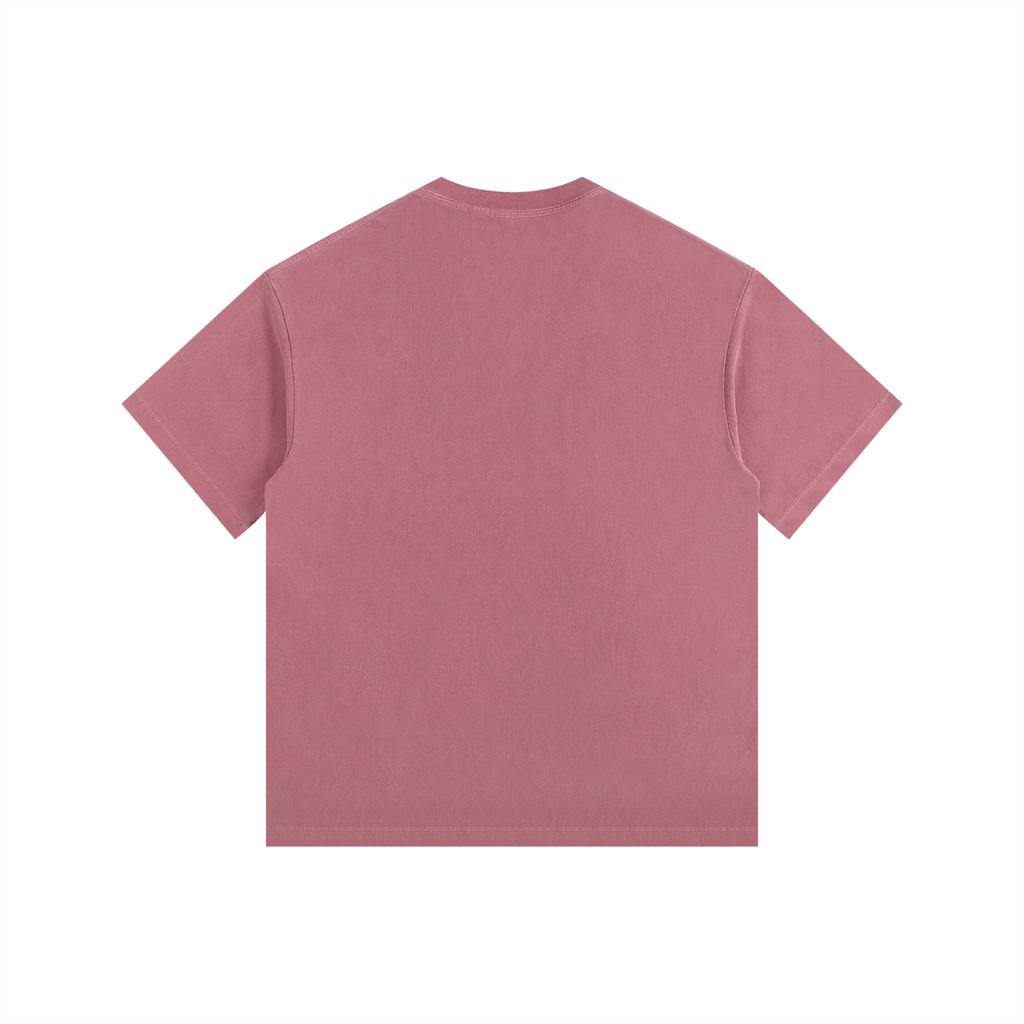 Vintage Washed Oversized Cotton pin up T-Shirt