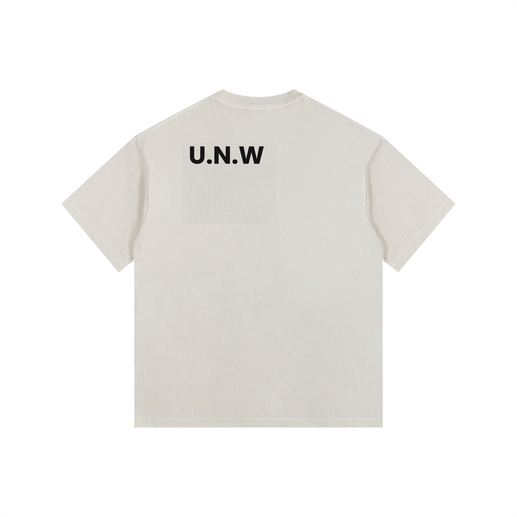 Vintage Washed Oversized Cotton Logo T-Shirt