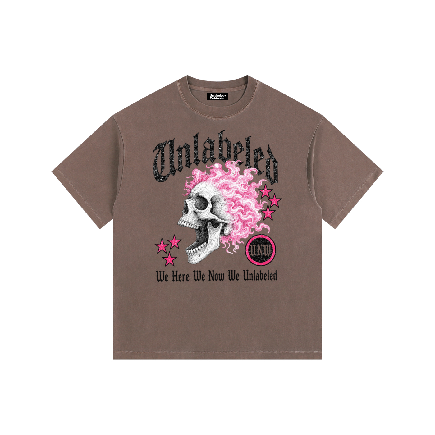 Vintage Washed Oversized Graphic Cotton T-Shirt