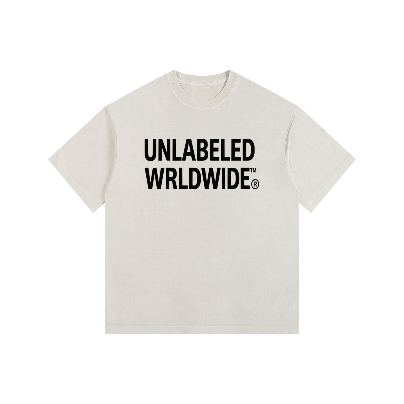 Vintage Washed Oversized Cotton Logo T-Shirt