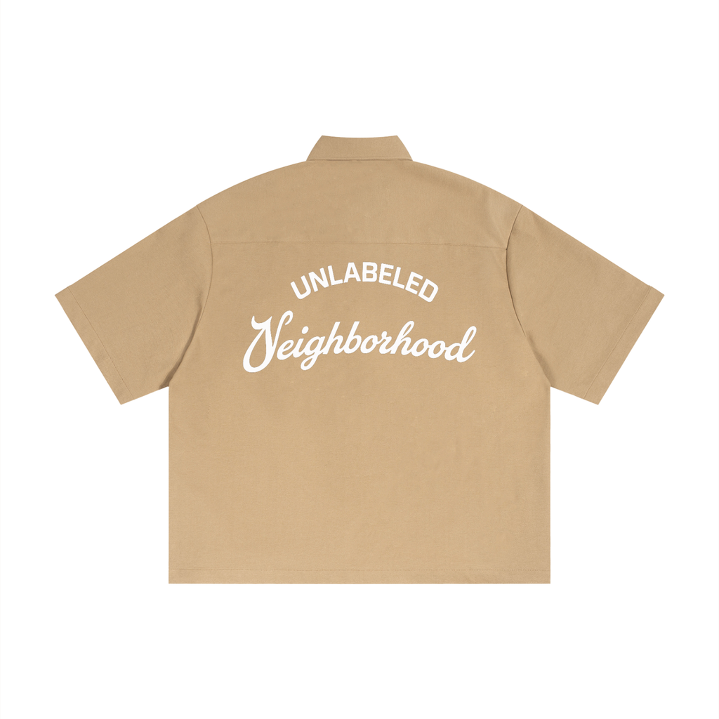 Unisex Boxy Heavyweight Short Sleeve Shirt