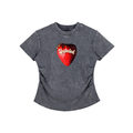 Vintage Washed Bodycon Cotton T-Shirt