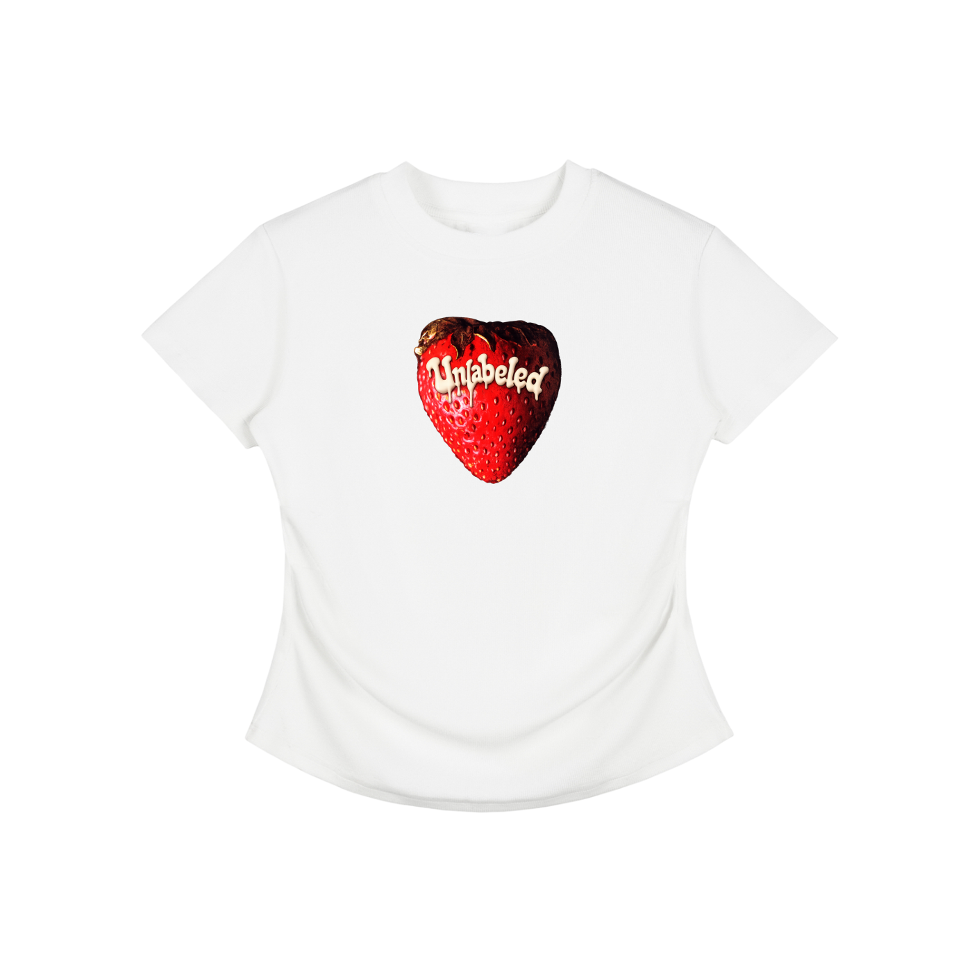 Vintage Washed Bodycon Cotton T-Shirt