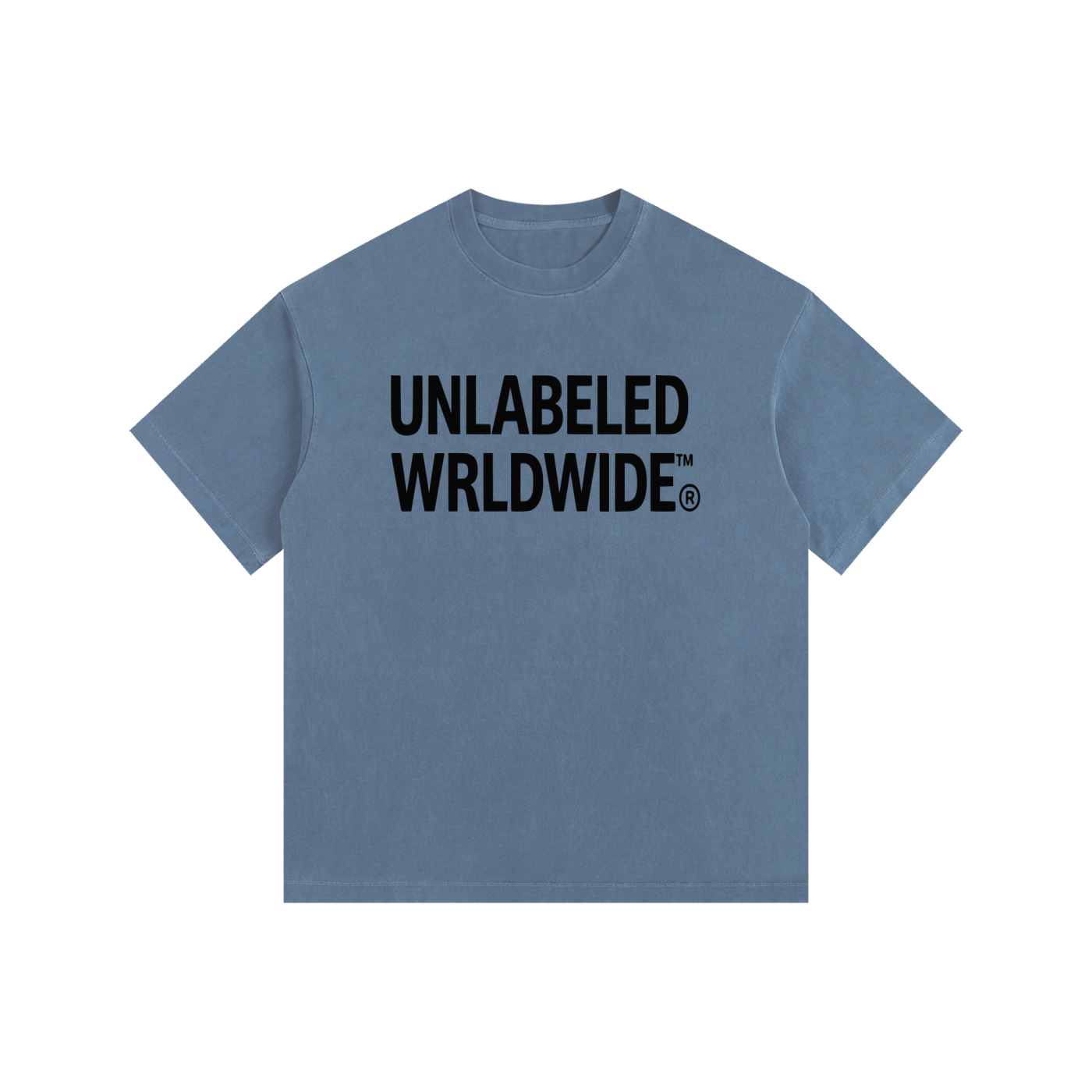 Vintage Washed Oversized Cotton Logo T-Shirt