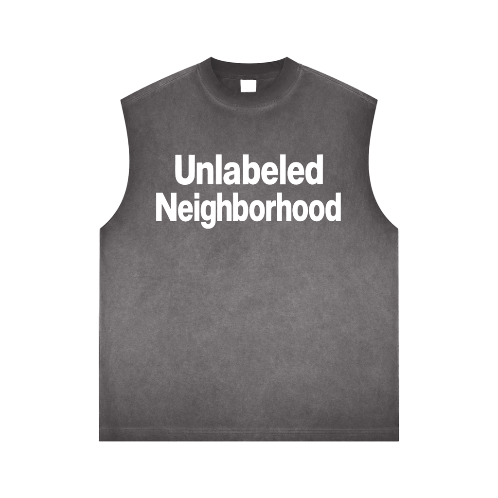 Reverse Washed Logo Tank Top