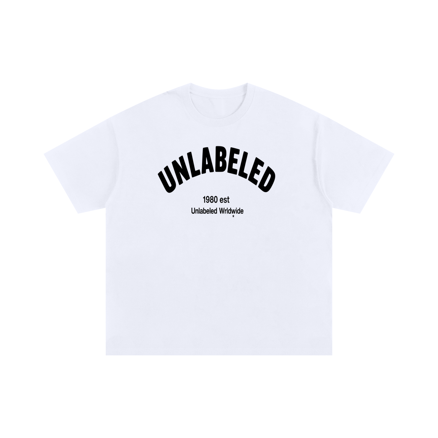 Unisex Oversized Cotton Logo T-Shirt