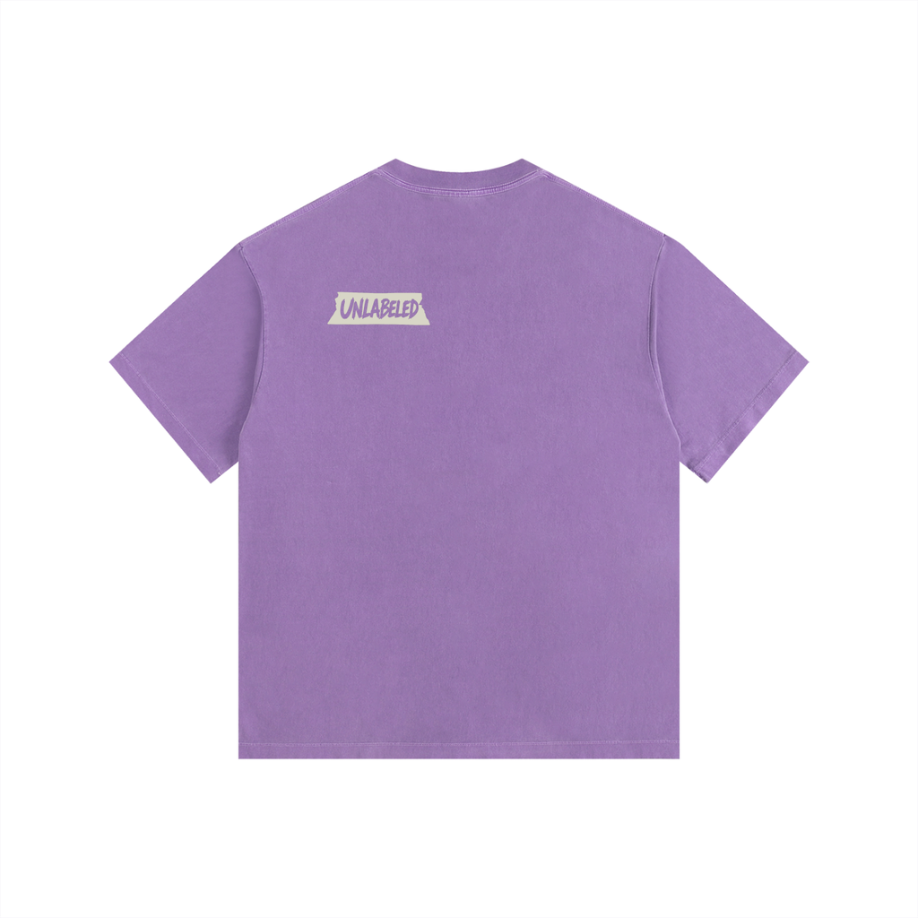 Vintage Washed Oversized Cotton Graphic T-Shirt