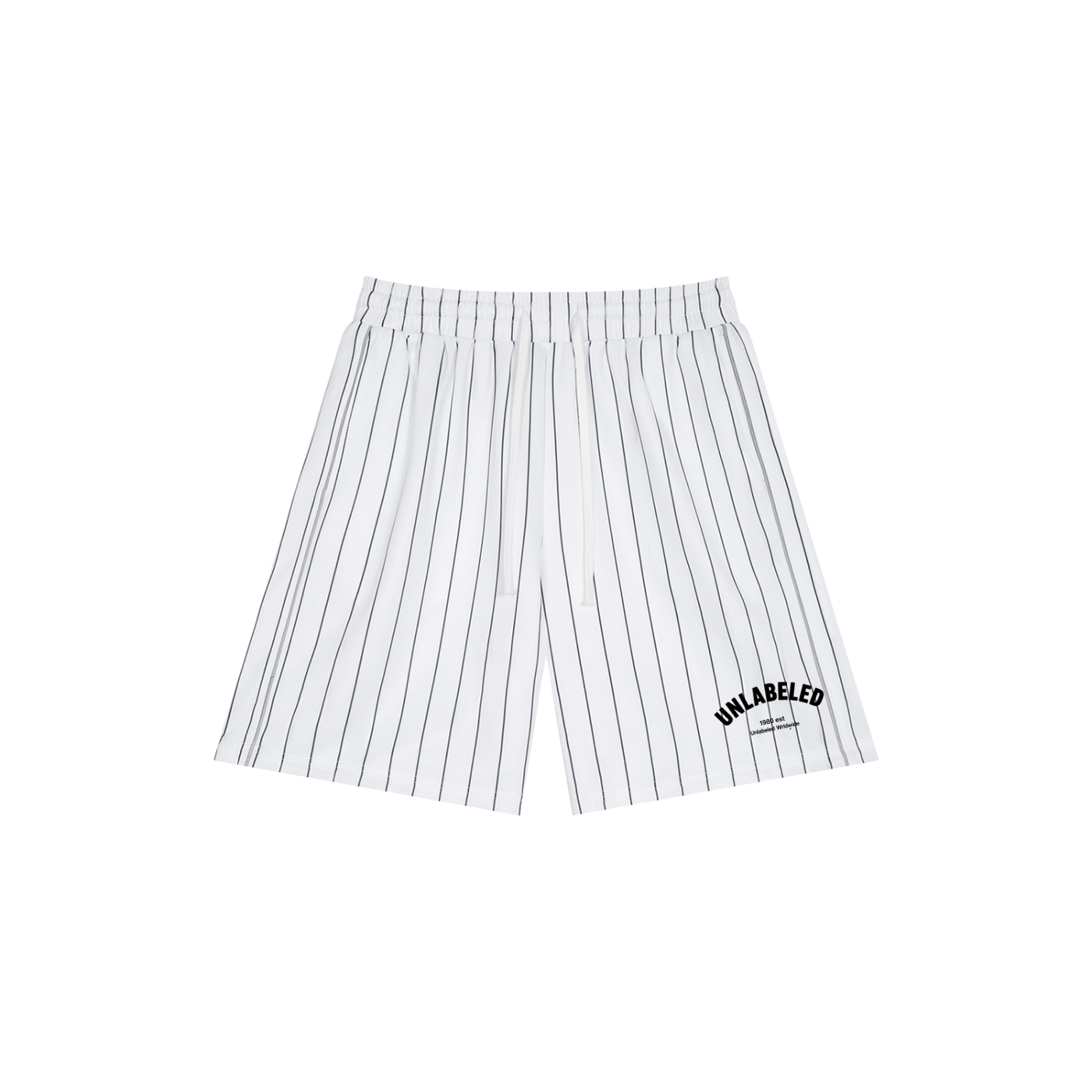 Unisex Striped Loose Fit Shorts