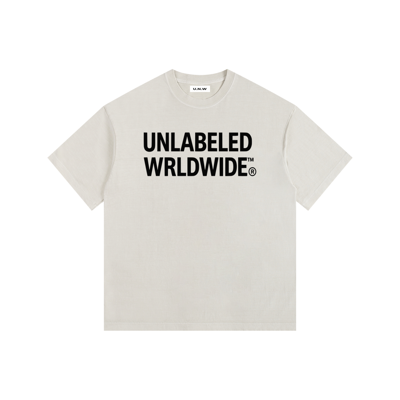 Vintage Washed Oversized Cotton Logo T-Shirt