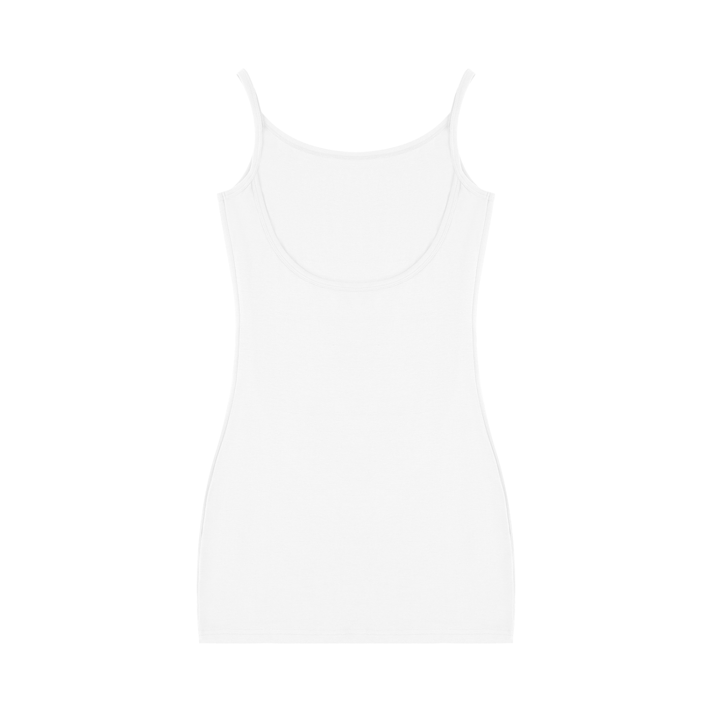Women's Solid Tight Sleeveless Logo Dress