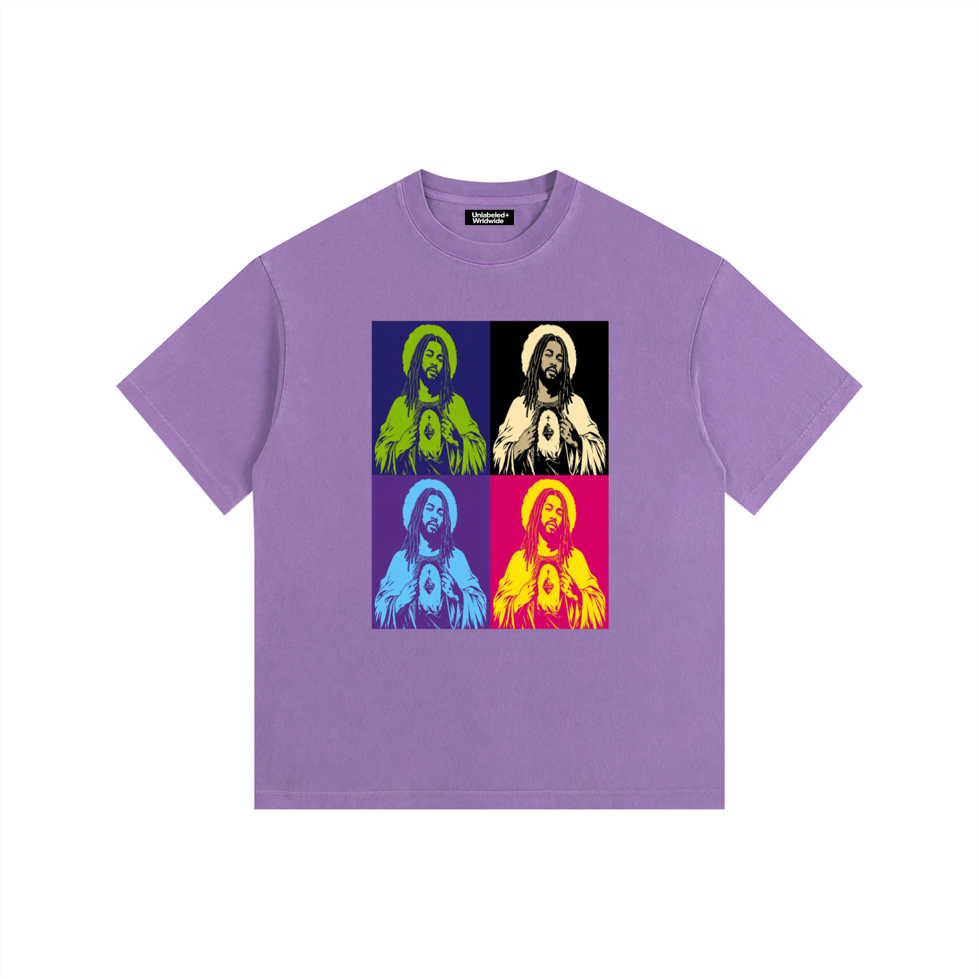Vintage Washed Oversized Cotton Graphic T-Shirt