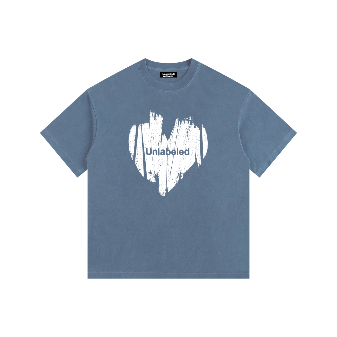 Vintage Washed Oversized Cotton Logo T-Shirt