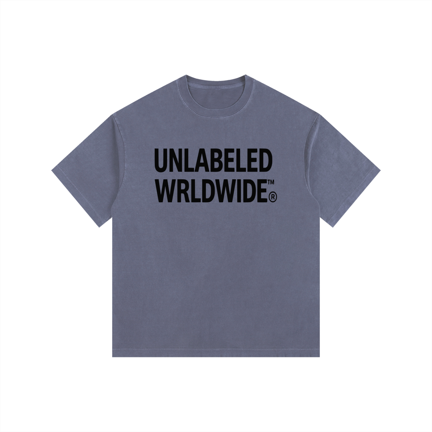 Vintage Washed Oversized Cotton Logo T-Shirt
