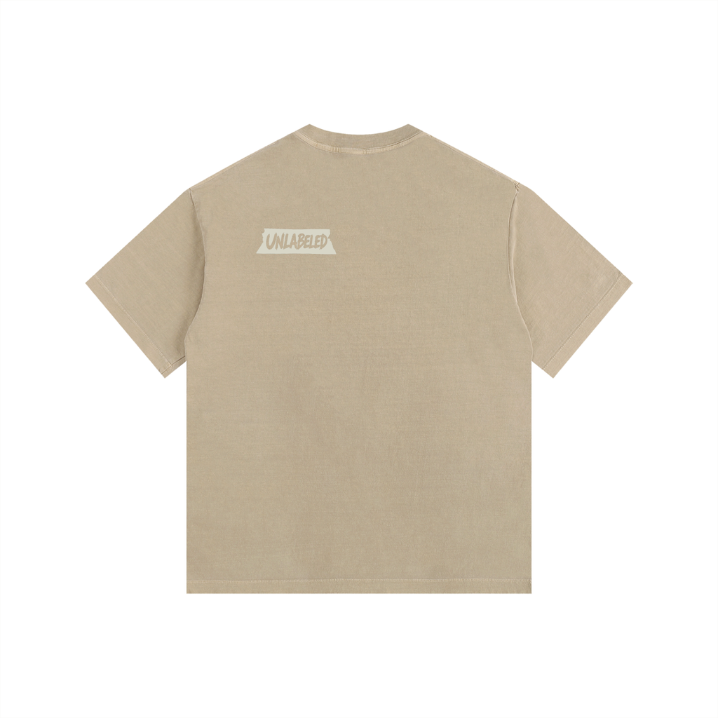 Vintage Washed Oversized Cotton Graphic T-Shirt