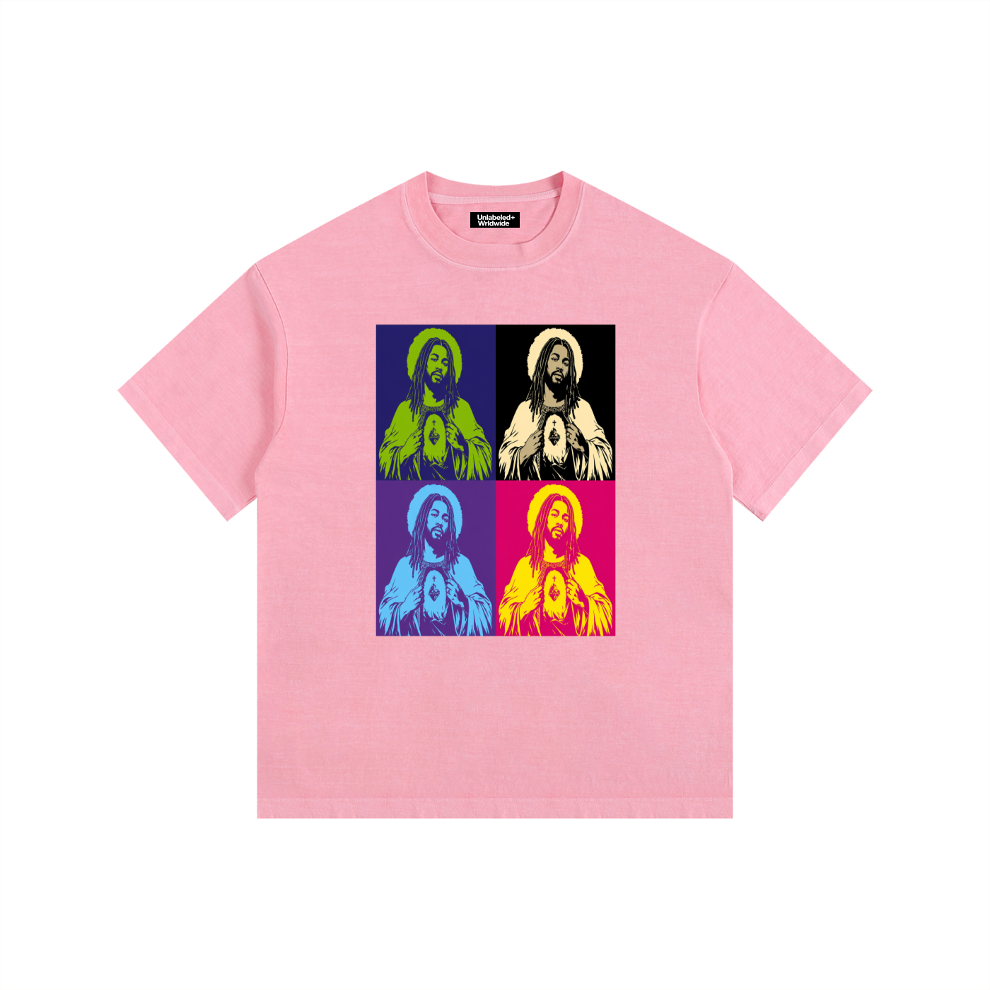 Vintage Washed Oversized Cotton Graphic T-Shirt