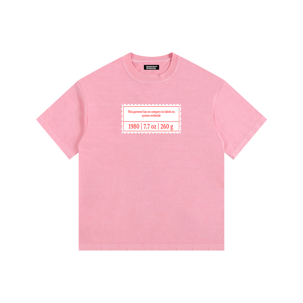 Vintage Washed Oversized Cotton T-Shirt
