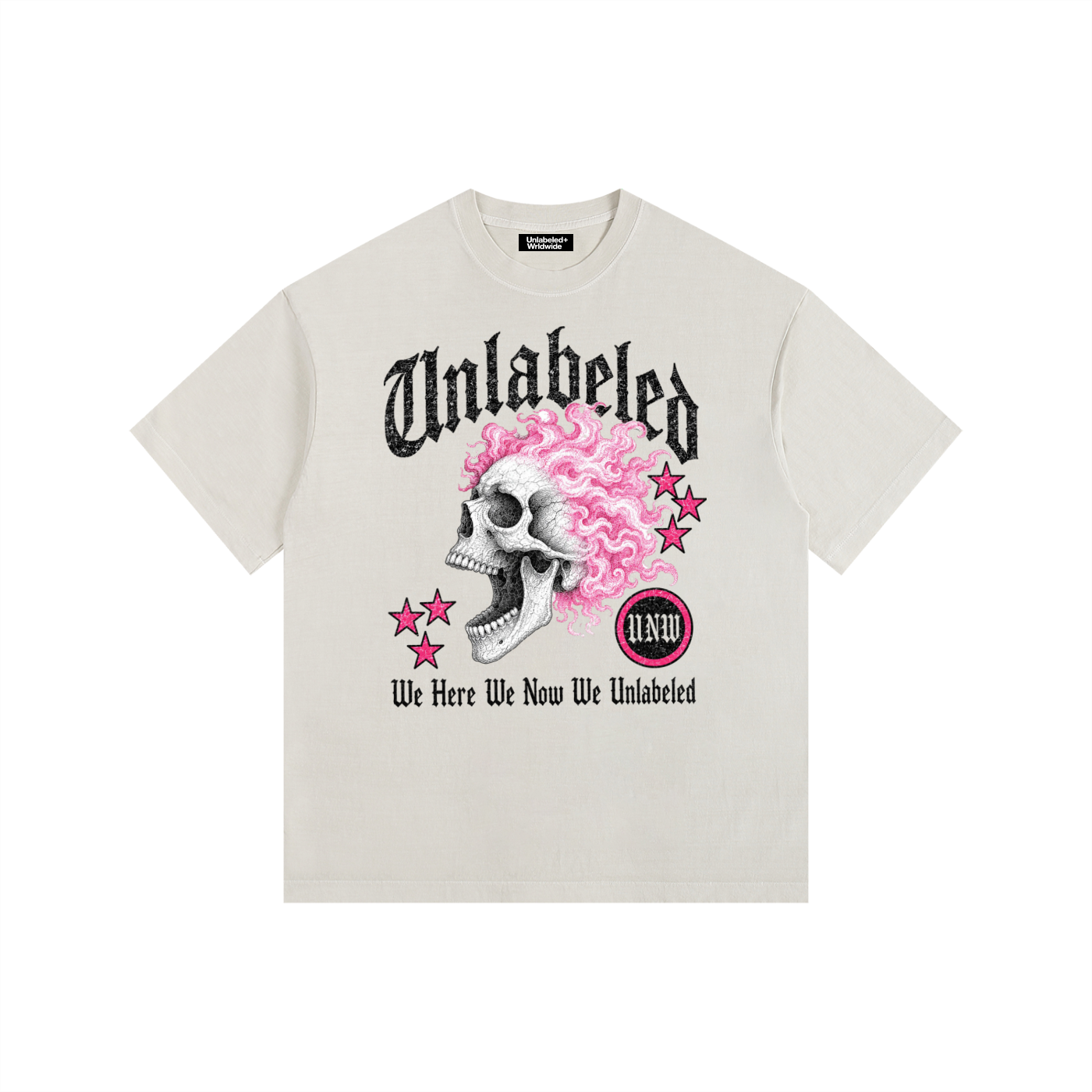 Vintage Washed Oversized Graphic Cotton T-Shirt