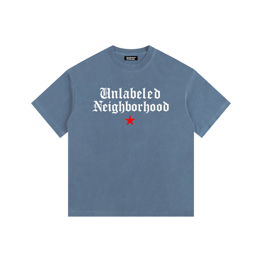 Vintage Washed Oversized Cotton Logo T-Shirt