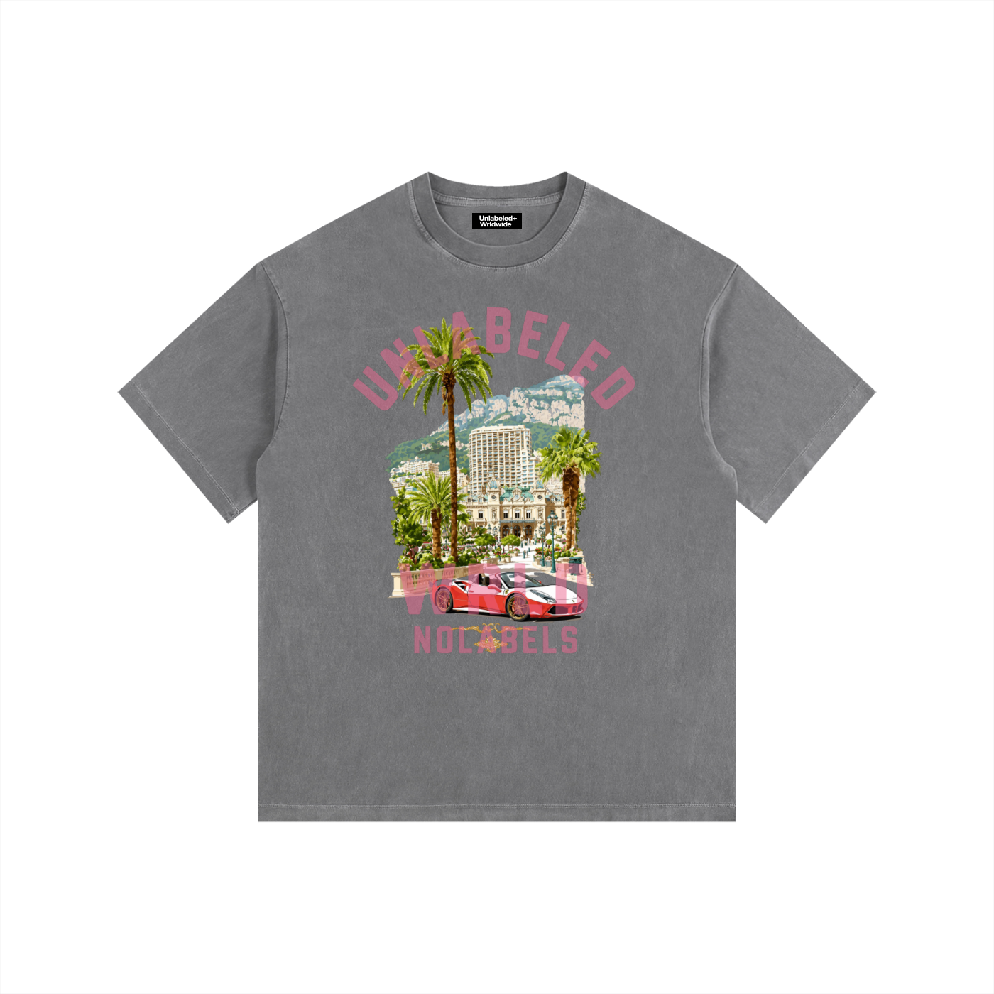 Vintage Washed Oversized Cotton Graphic T-Shirt