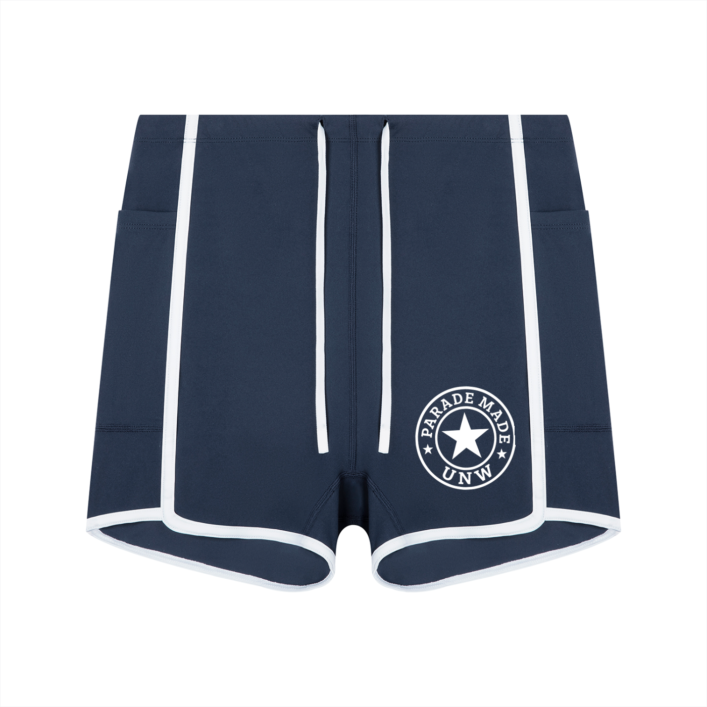 Women's High Rise Color Block Yoga Shorts