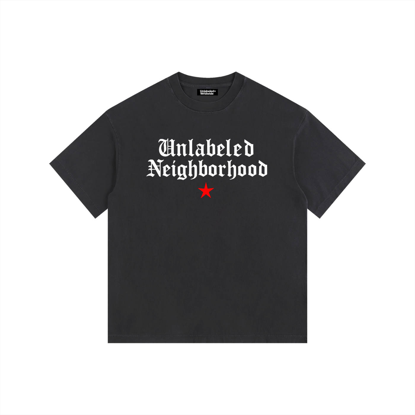 Vintage Washed Oversized Cotton Logo T-Shirt