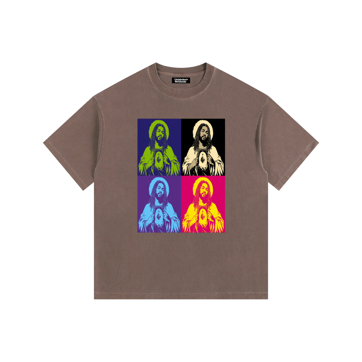 Vintage Washed Oversized Cotton Graphic T-Shirt