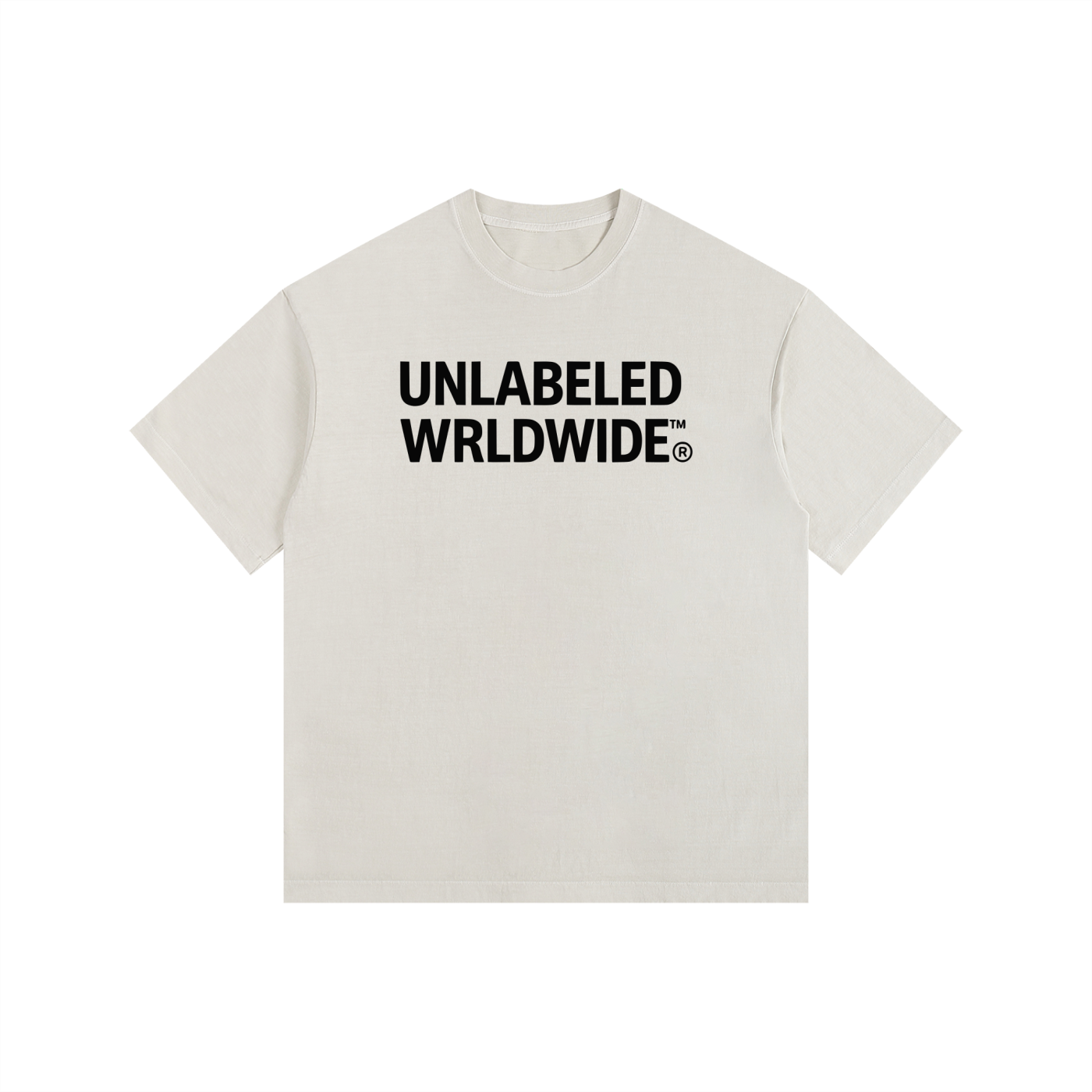 Vintage Washed Oversized Cotton Logo T-Shirt