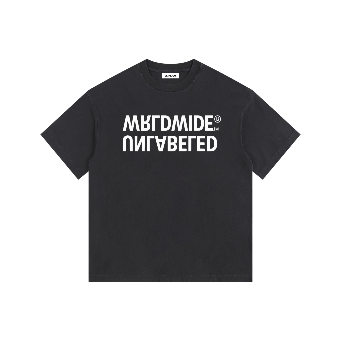 Vintage Washed Oversized Cotton Logo T-Shirt