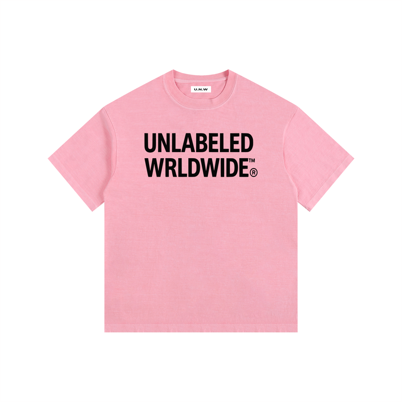 Vintage Washed Oversized Cotton Logo T-Shirt
