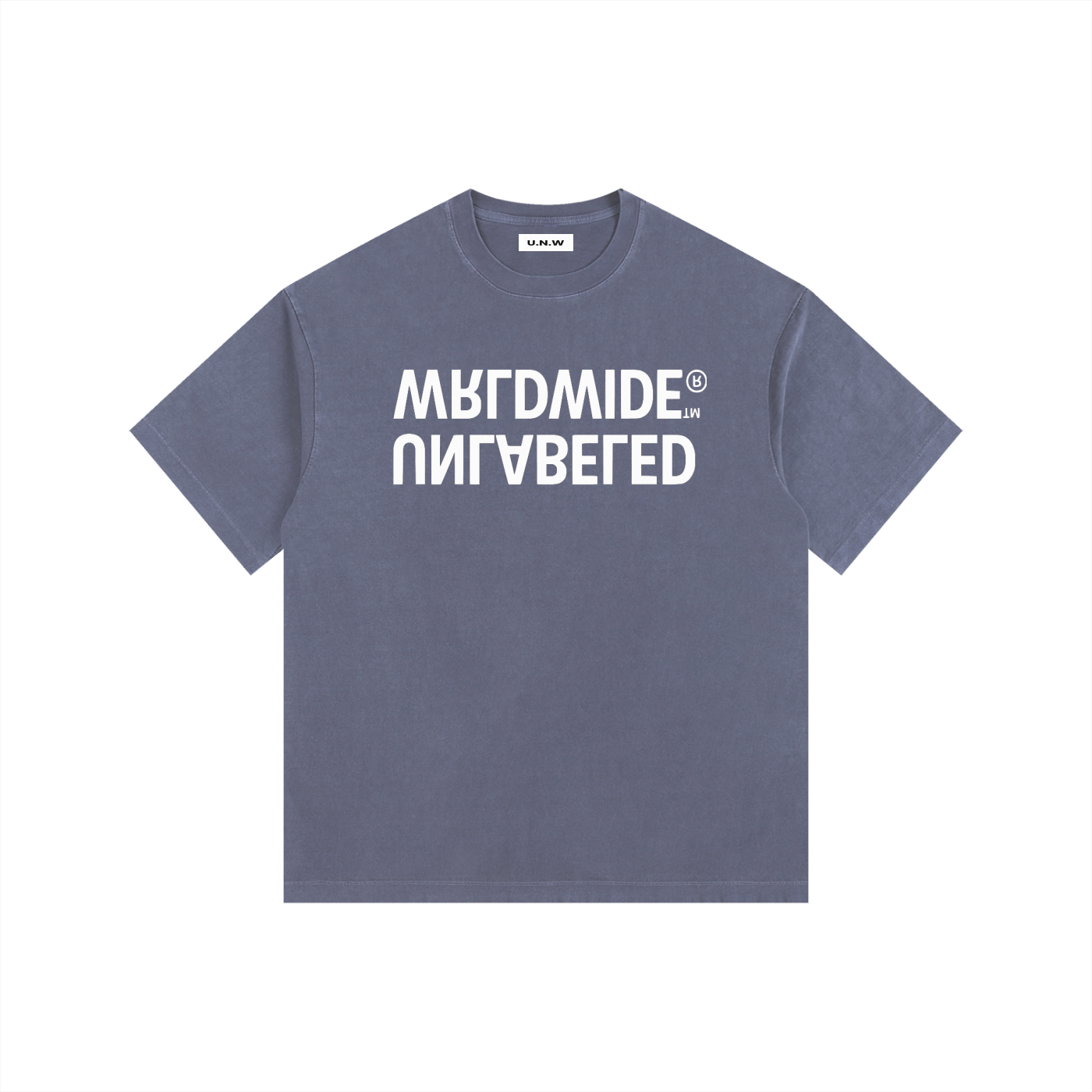 Vintage Washed Oversized Cotton Logo T-Shirt