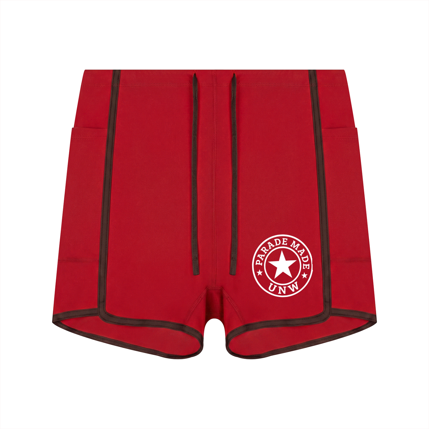 Women's High Rise Color Block Yoga Shorts