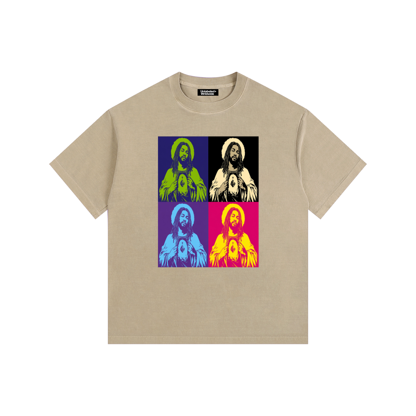 Vintage Washed Oversized Cotton Graphic T-Shirt