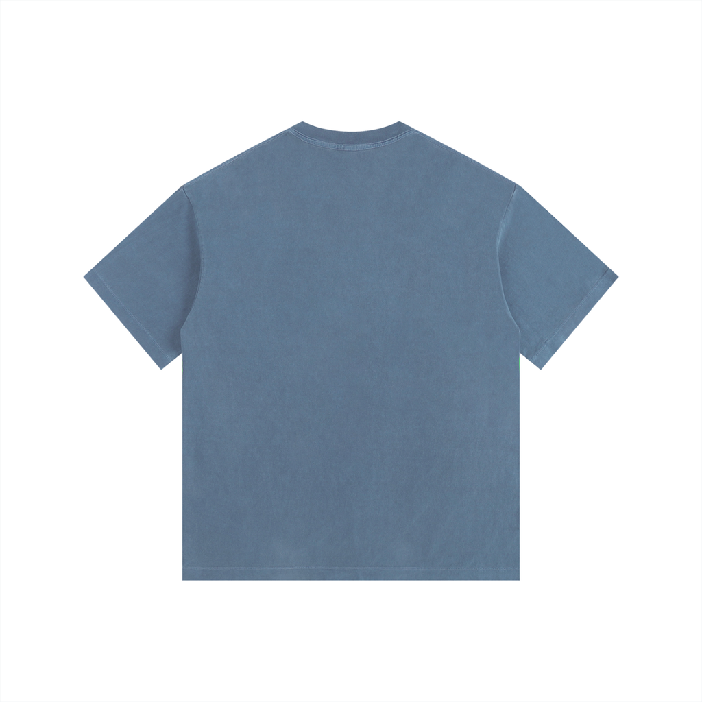 Vintage Washed Oversized Cotton Logo T-Shirt