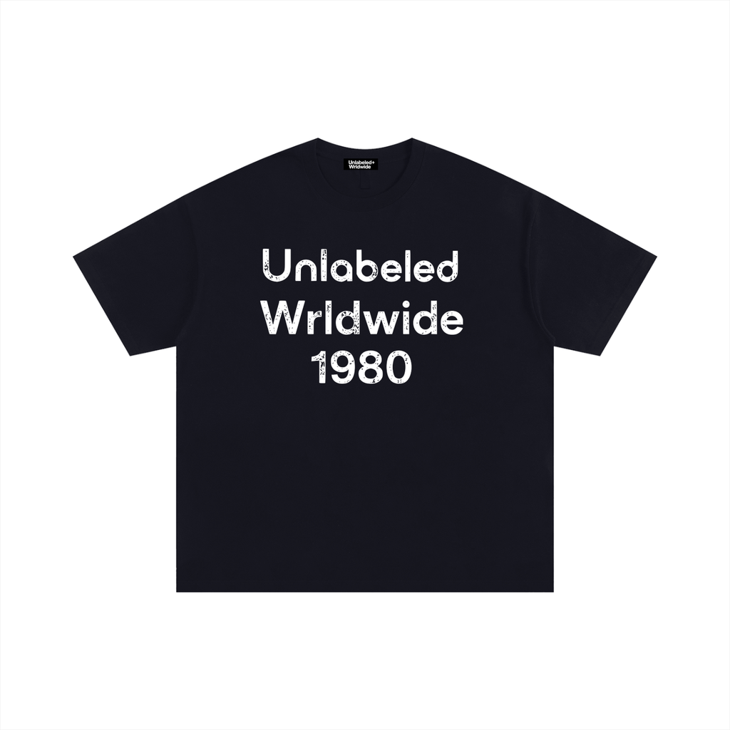 Unisex Oversized Cotton Logo T-Shirt