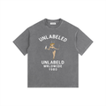 Vintage Washed Oversized Cotton pin up T-Shirt