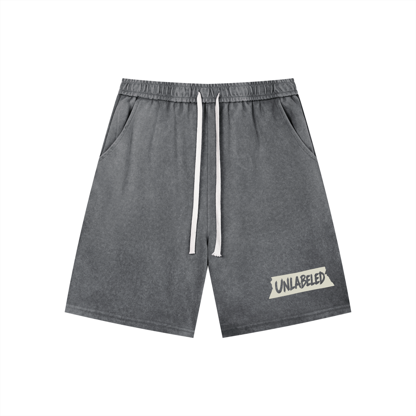 Men’s Vintage Wash Drawstring Logo Shorts