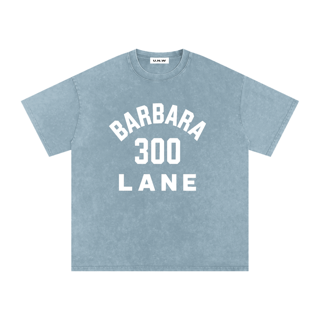 Snow Washed Oversized Cotton Home T-Shirt
