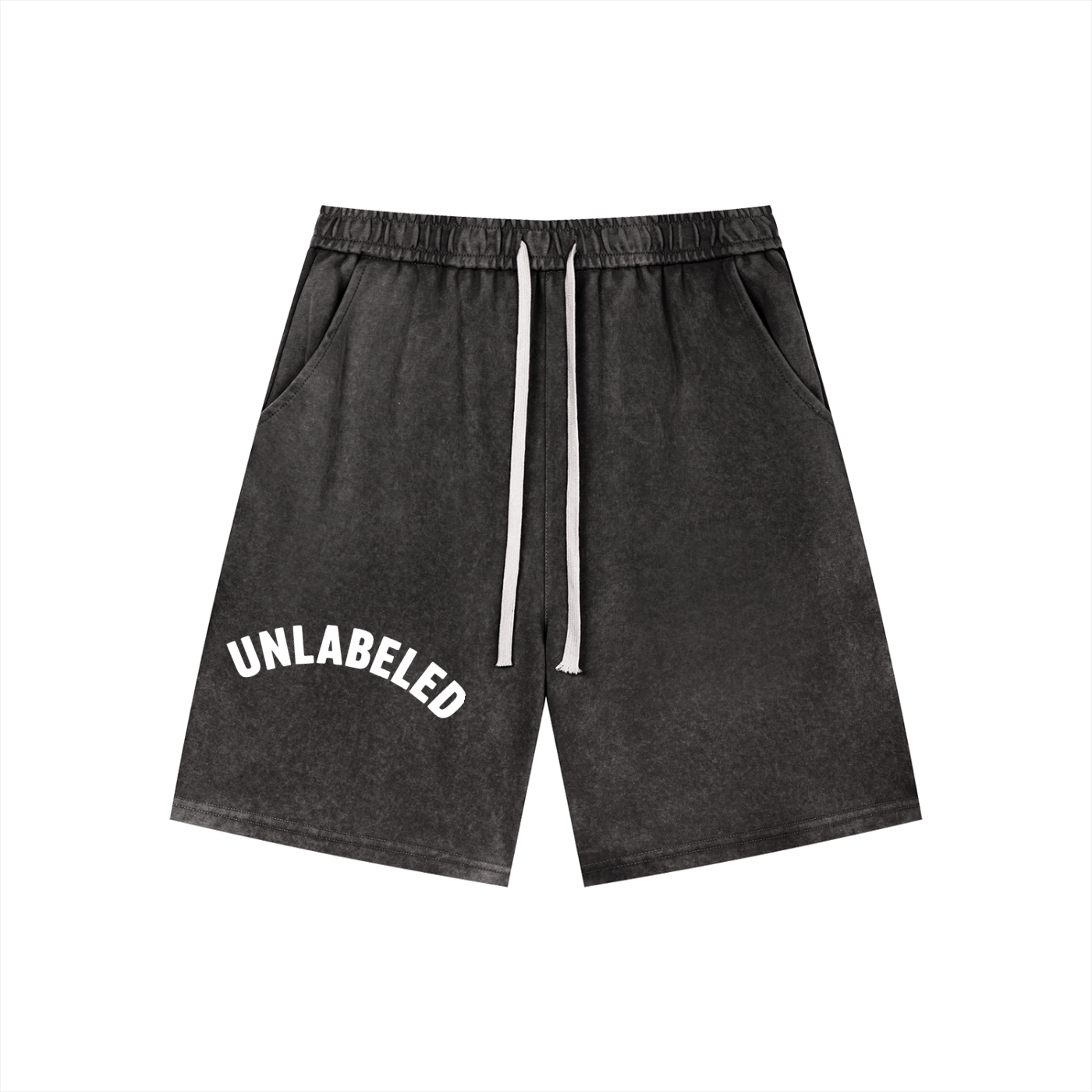 Men’s Vintage Wash Logo Drawstring Shorts