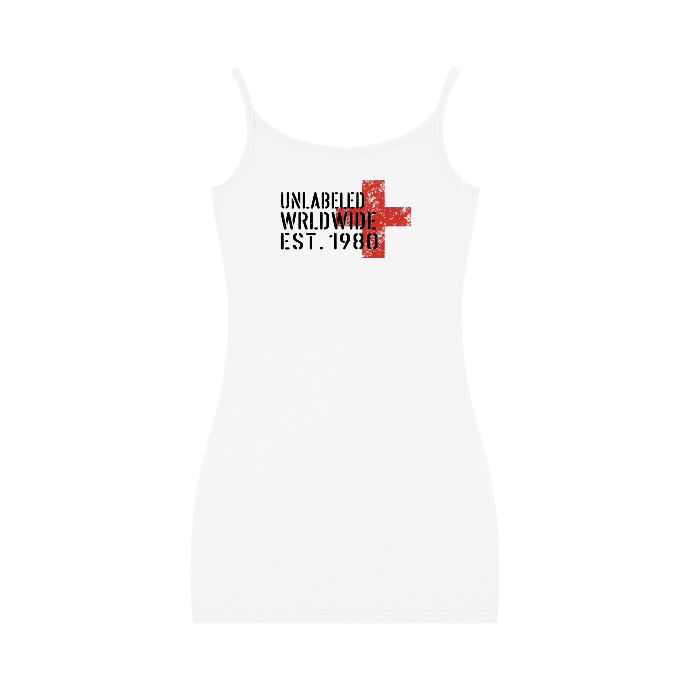 Women's Solid Tight Sleeveless Logo Dress