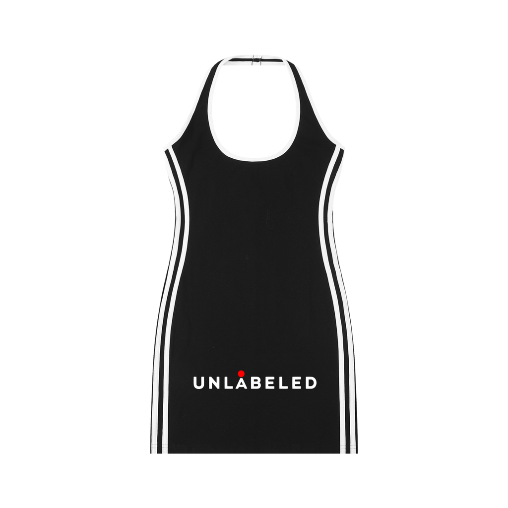 Women's Binding Tight Halter Dress