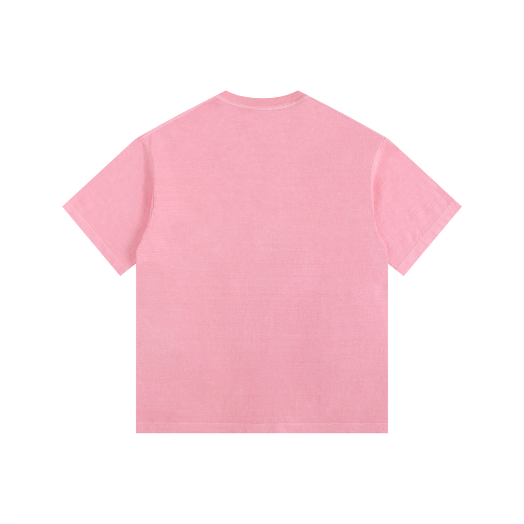 Vintage Washed Oversized Cotton Logo T-Shirt
